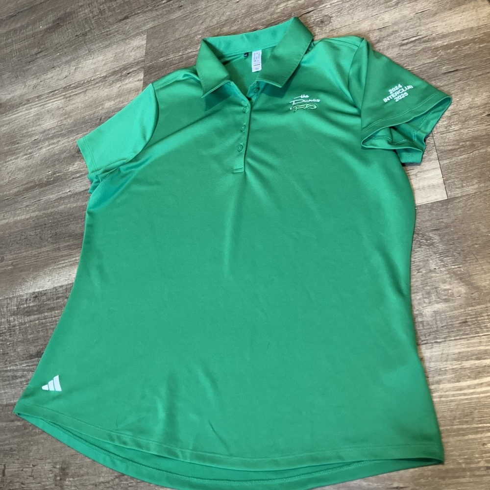 Adidas‎ Dunes Club Women's XL Green Golf Polo 24 25 Interclub
